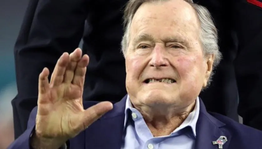 George Bush padre, expresidente de Estados Unidos.