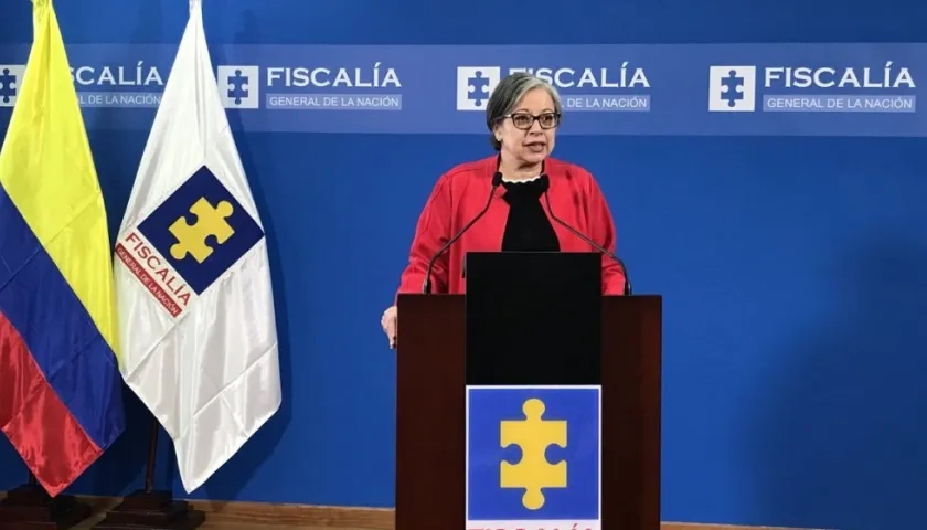 La Vicefiscal General, María Paulina Riveros.