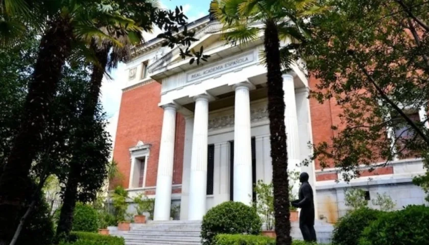 Sede de la Real Academia de la Lengua. 
