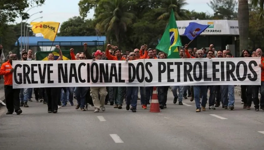 Salieron a las calles a protestar. 