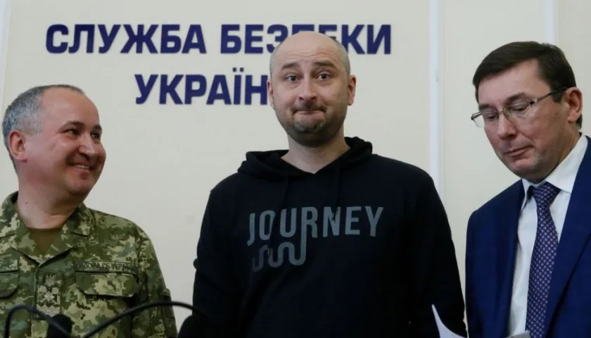 El periodista Arkady Babchenko.