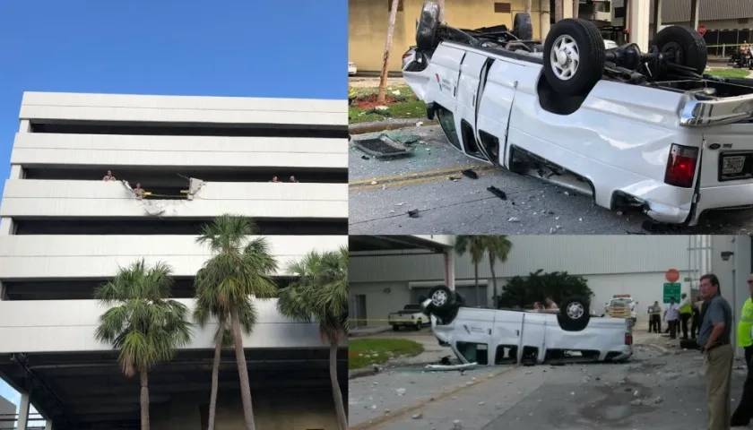 Accidente en el aeropuerto internacional de Miami.