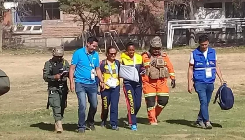 La deportista debe ser intervenida quirúrgicamente por la fractura de clavícula.