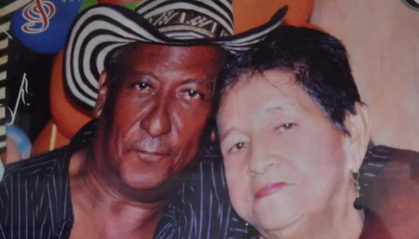 El Rey Vallenato Alberto Rada Ospino y su esposa María del Socorro Andrade.