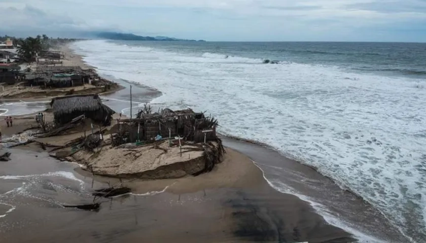 Imagen de la playas de Acapulco. 