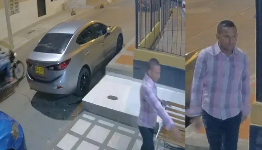 Este es el delincuente que quedó grabado en cámaras de seguridad.