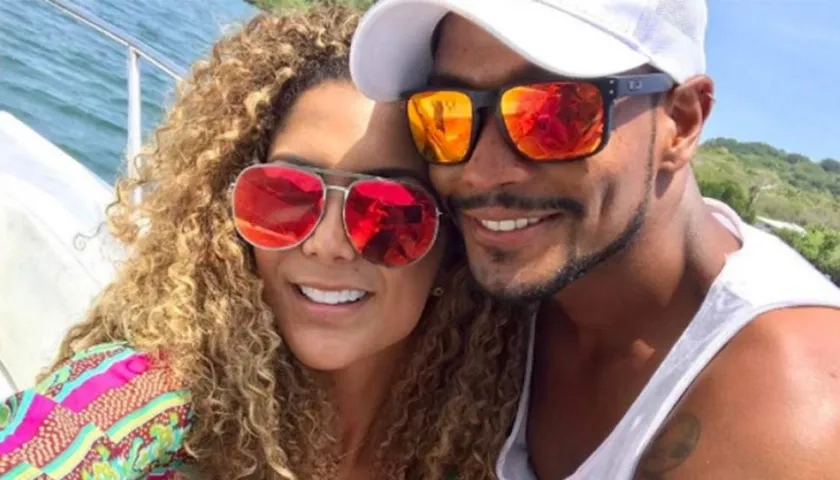 La Crespa y su exnovio Raúl Huffington.