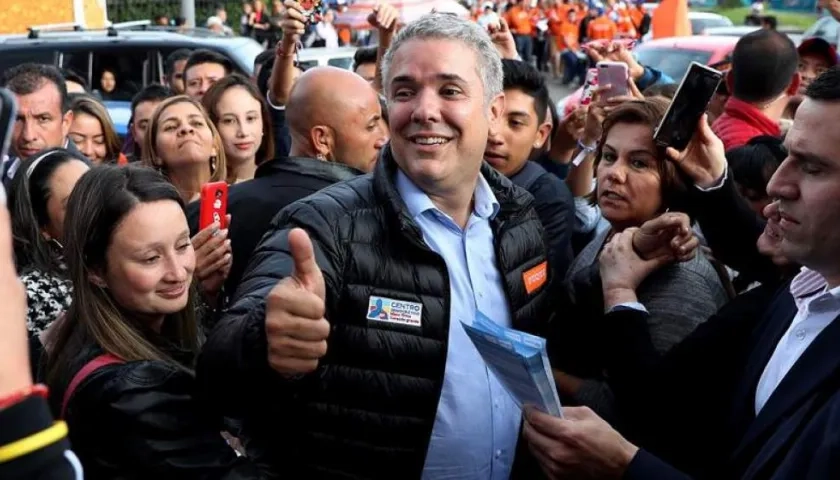 Iván Duque, candidato presidencial.