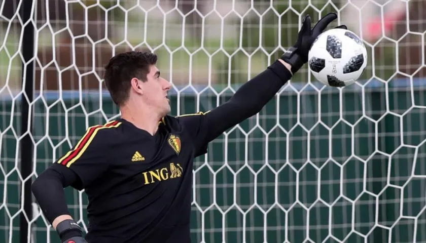 Tibaut Courtois, arquero de Bélgica. 