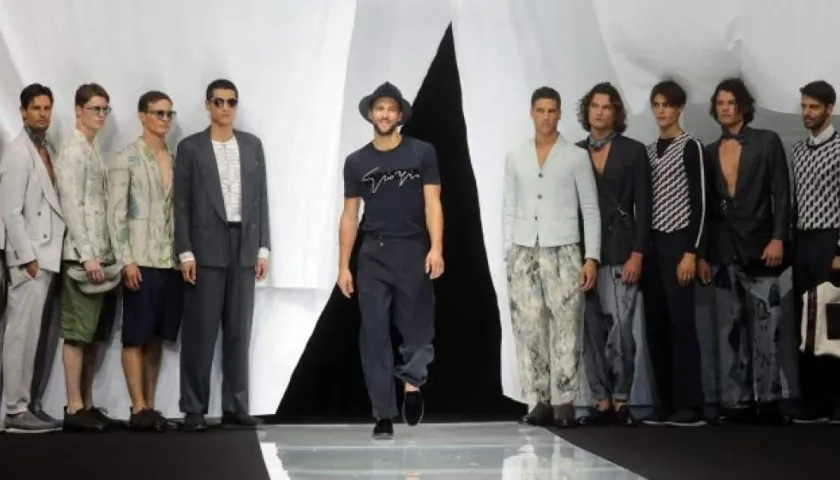 Pasarela de Giorgio Armani. 