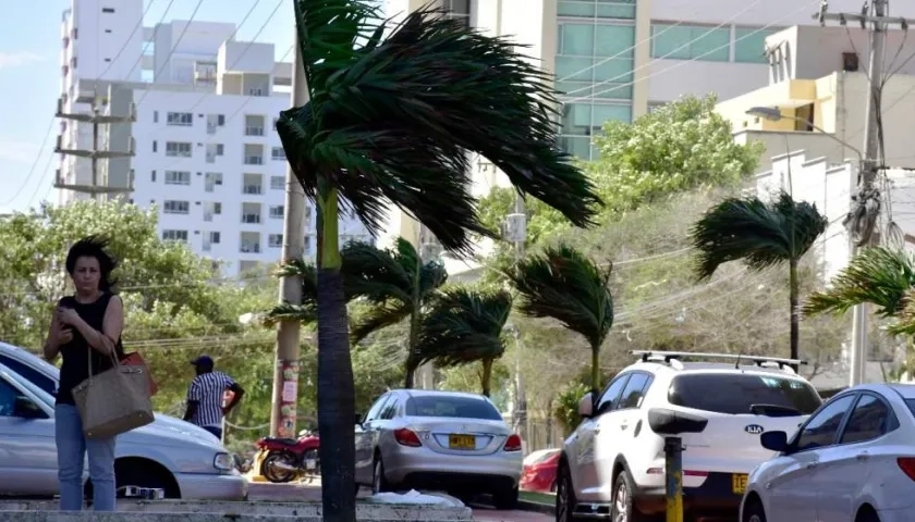 Distrito recomienda estar alerta a los vientos y asegurar los tejados.