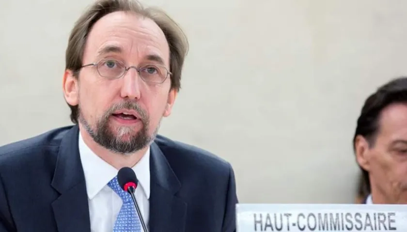 Zeid Ra'ad al Hussein, alto comisionado de la ONU para los Derechos Humanos.