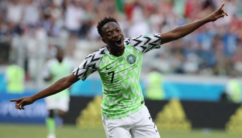 El nigeriano Ahmed Musa.