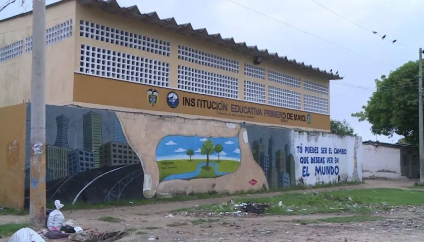 El hecho ocurrió en el colegio Primero de Mayo de Soledad.