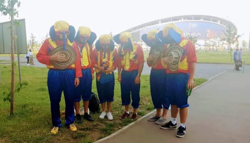 Grupo de marimondas en Rusia.