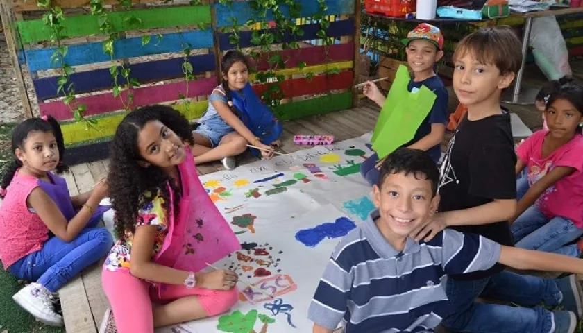 Vacacional de niños de la Fundación Ludovica.