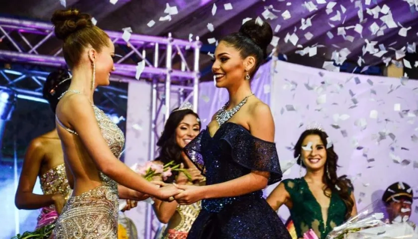 Melissa Acuña, Señorita Atlántico y Scarlet Sánchez, señorita Antioquia.