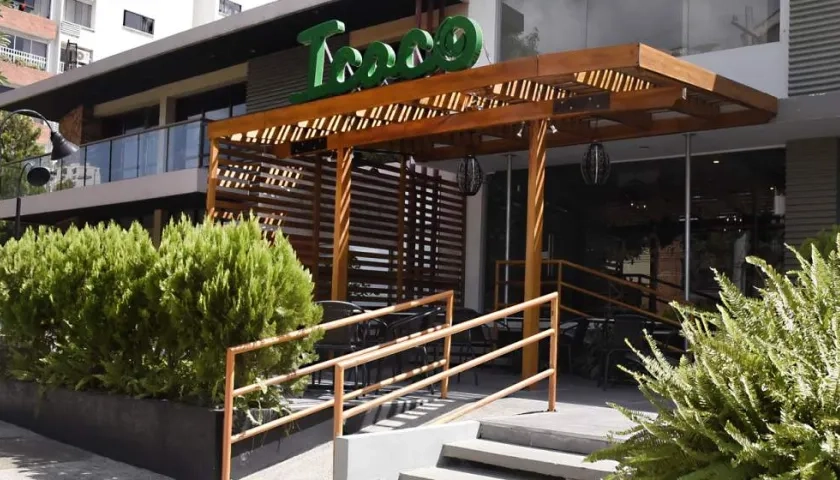 Fachada del restaurante Icaco.