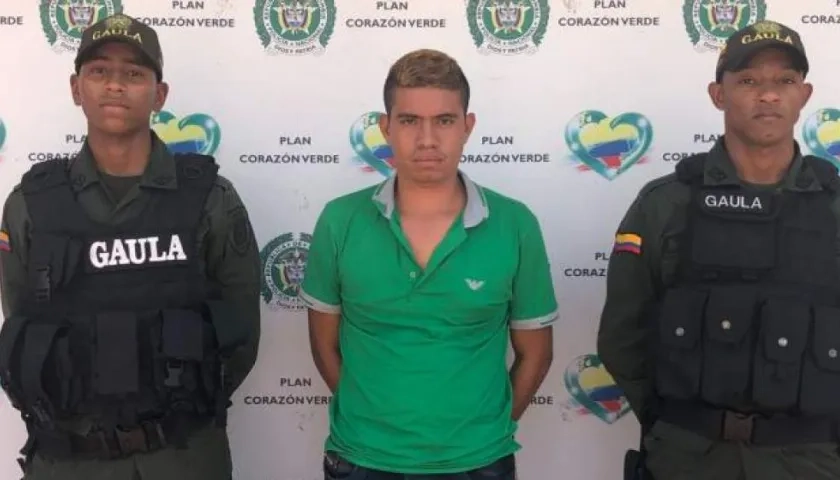Jesús Vargas Cuajiboy, alias 'Reinel'.