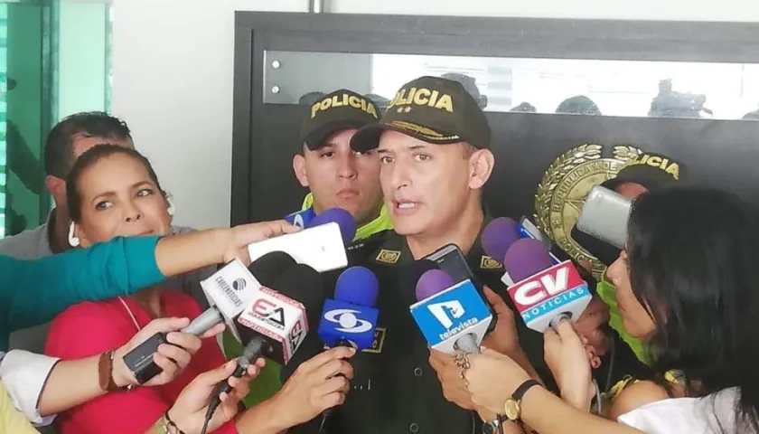 General Mariano Botero, comandante de la Policía Metropolitana.