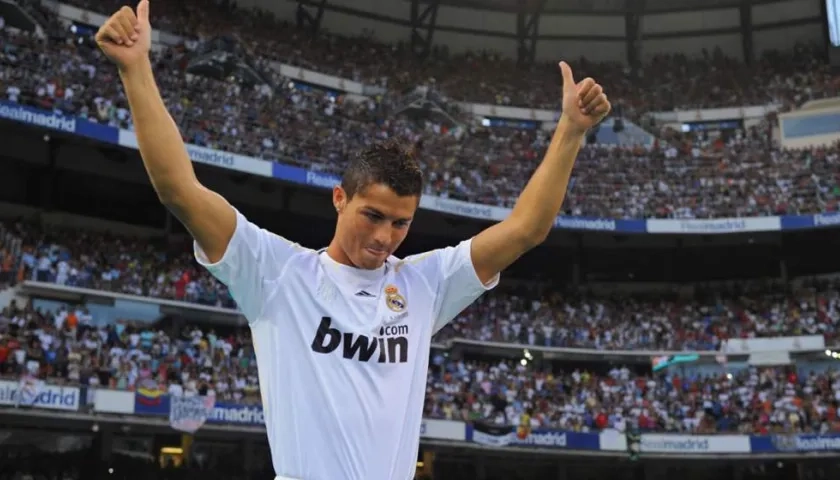 El delantero portugués Cristiano Ronaldo