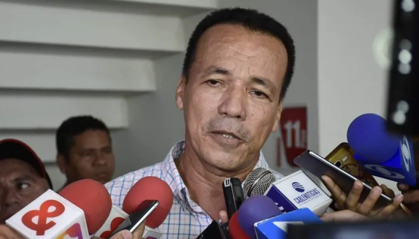 Presidente de Asocomunal en Polonuevo, Nayid Ortega Arcón