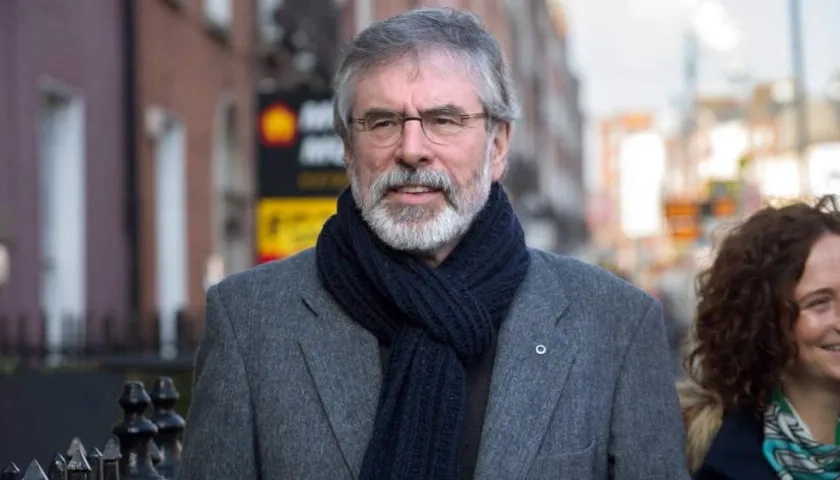 El político norirlandés Gerry Adams.