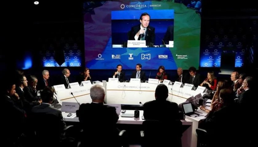 El Foro Concordia se llevó a cabo en Bogotá.