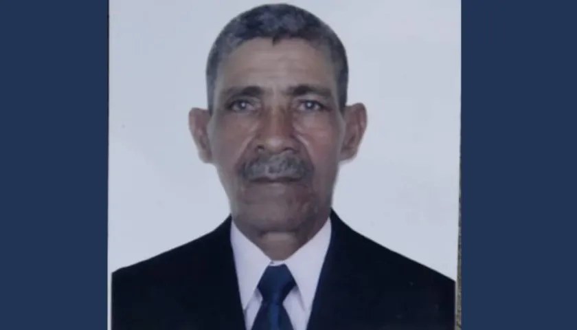 Santander Castellón Pérez, fallecido.