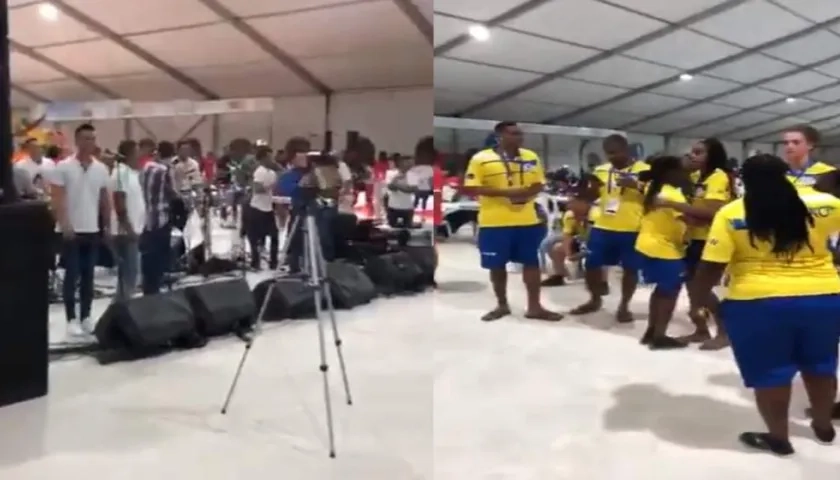 Así es el ambiente que se vive en la Villa Centroamericana.