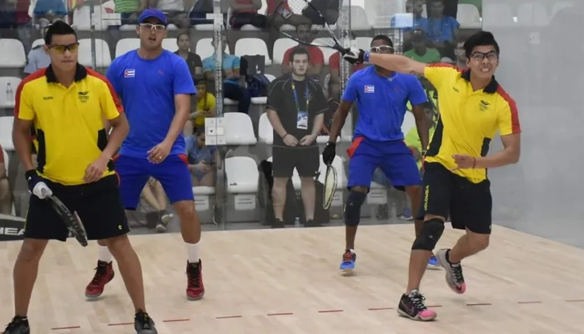La selección Colombia de raquetbol - La selección Cuba de raquetbol