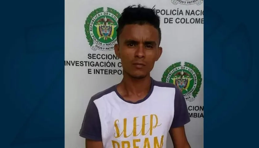 Erick Manuel Simancas Álvarez, capturado por el asesinato de Yeris Soto Cantillo. 