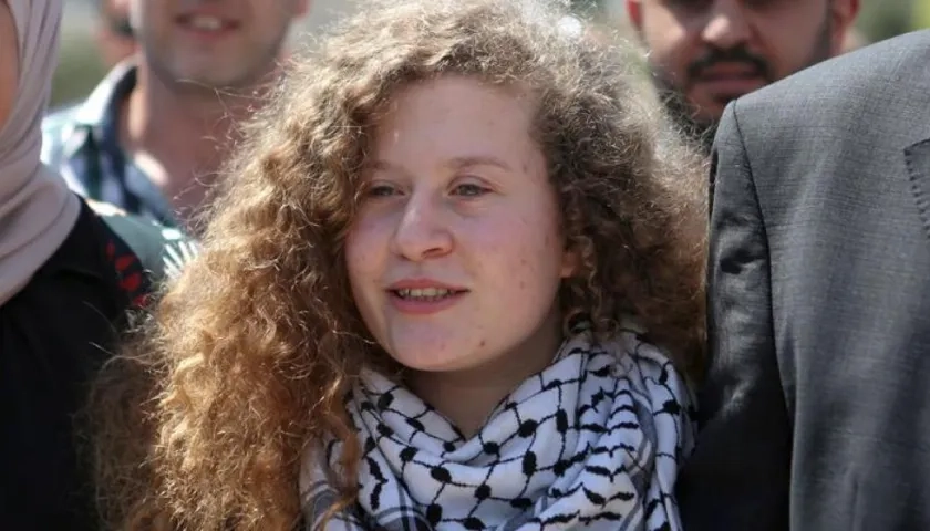 Ahed Tamimi salió de prisión.