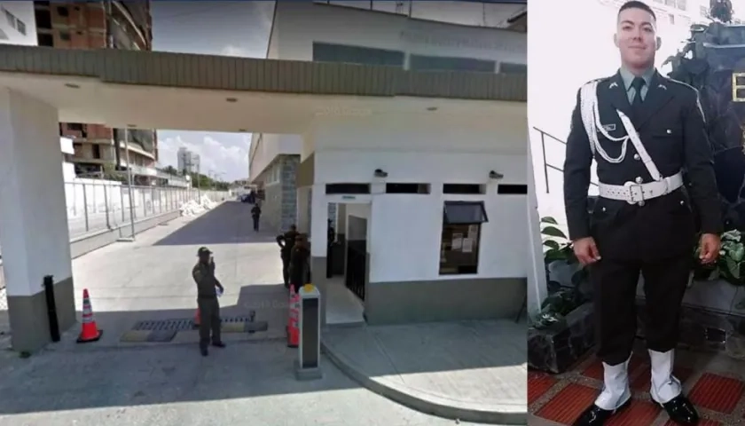 El uniformado identificado como Jorge Andrés Jiménez Urrego