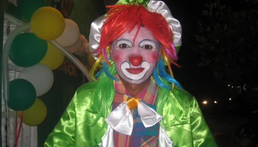 Edgar David Mercado, payaso y conocido como 'Cuerito'
