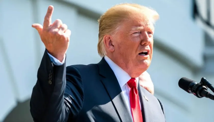 El presidente estadounidense, Donald Trump