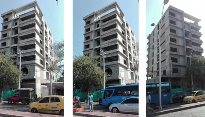 Fachada de lo que sería la nueva sede de la Esap en Santa Marta.