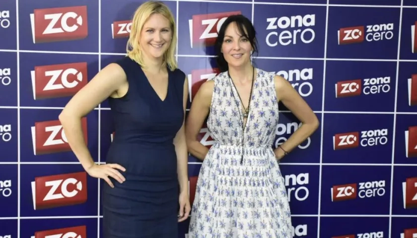 La Ingeniera química Katarina Stetz y la exVirreina Universal Carolina Gómez.