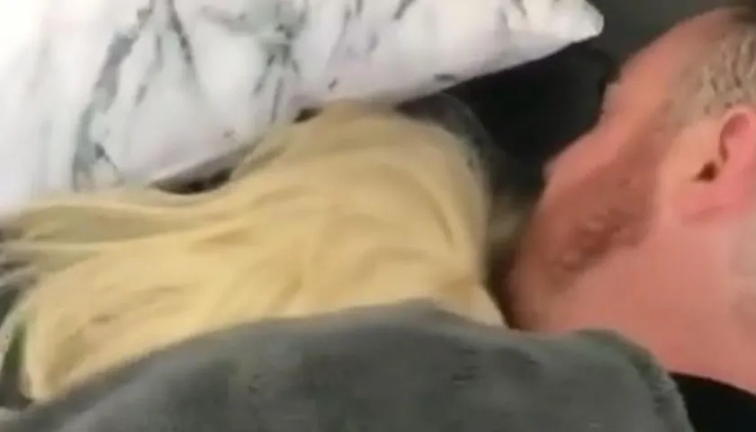 Momento confuso en el video de la supuesta rubia.