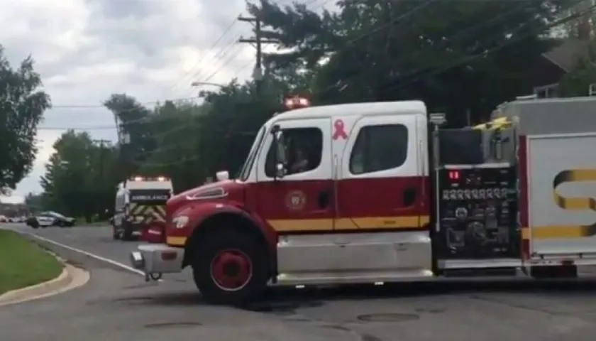 El incidente se produjo en un complejo de apartamentos.
