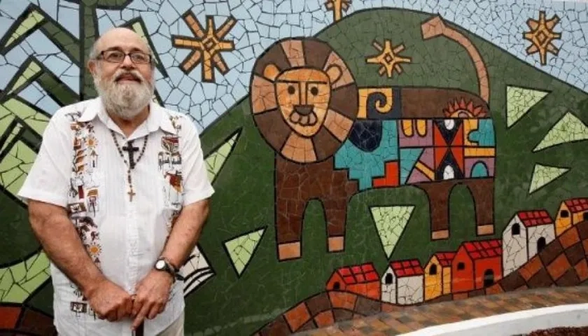 Fernando Llort, pintor salvadoreño.