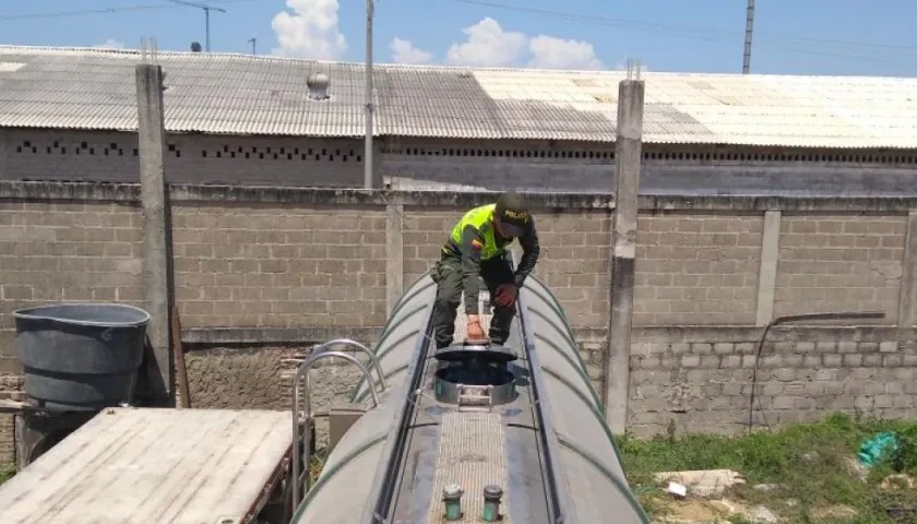 La droga fue hallada en un tractocamión.