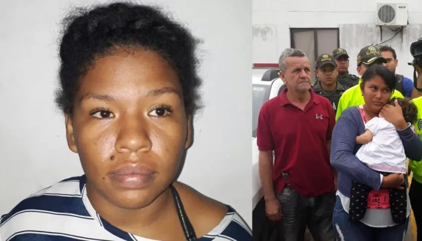 Imágenes del rescate de la bebita.