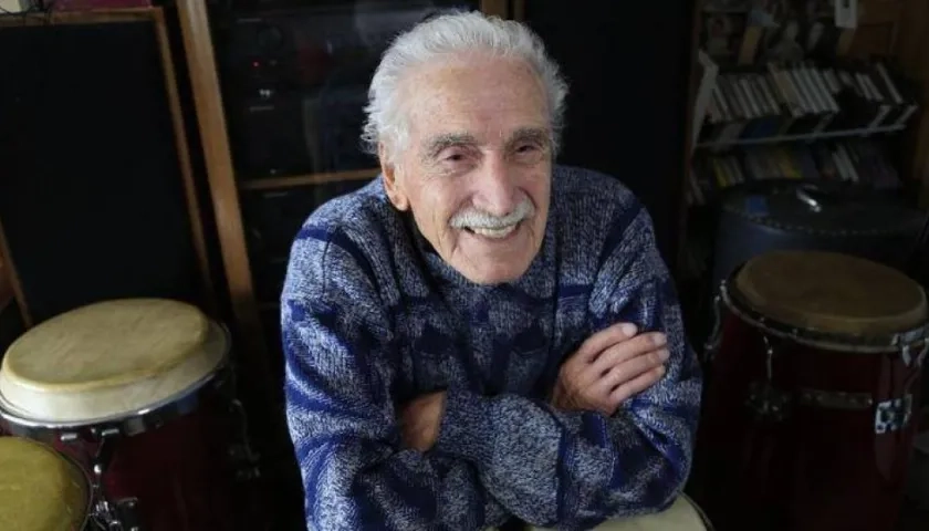 El músico Jack "Mr Bongo" Costanzo.