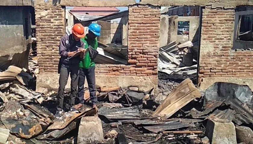 Una vivienda en la isla de Lombok. 