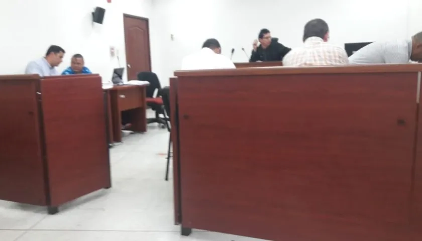 Aspecto de la audiencia a implicados en atentado a Alci Villanueva.