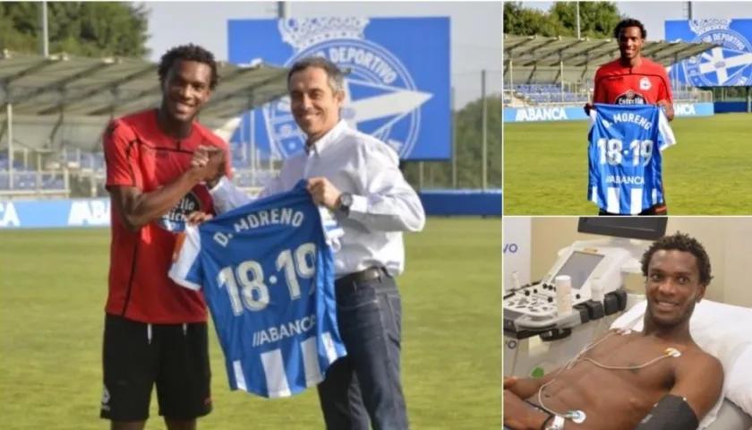 Didier Moreno, nuevo jugador de RC Deportivo.
