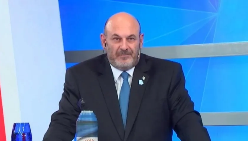 El periodista Santiago Cuneo. 