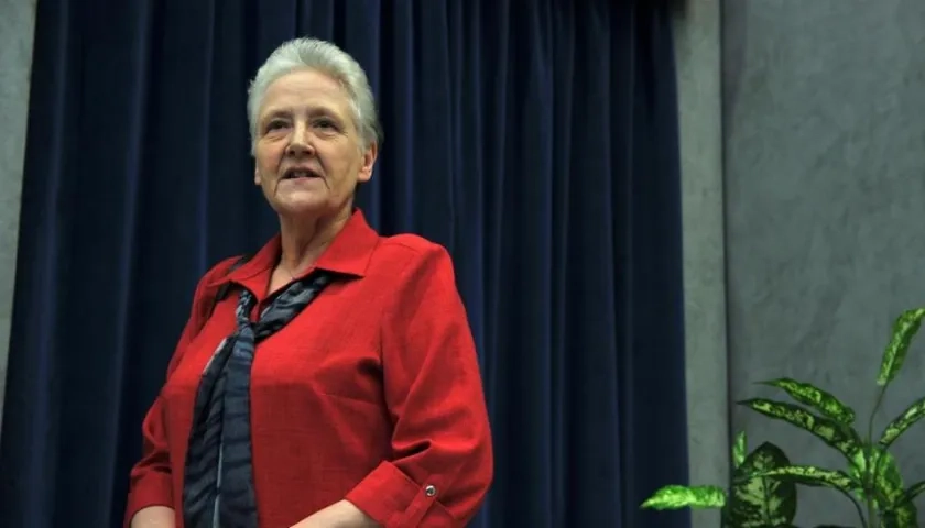 La irlandesa Marie Collins.