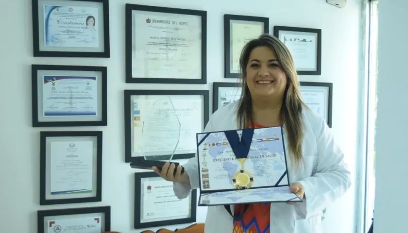 La doctora barranquillera Mónica Ruiz.